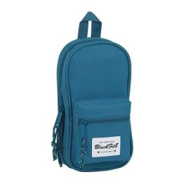 Plumier Escolar Safta Blackfit8 -'Egeo-' Mochila Con 4 Portatodos Vacios 120x50x230 mm