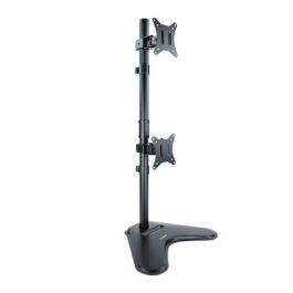 Soporte de Sobremesa para 2 Monitores TooQ DB1703TNV-B/ Giratorio/ Inclinable/ hasta 9kg