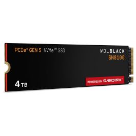 WD Black SN8100 NVMe PCIe 5.0 M.2 SSD 4TB para PC/Portátil