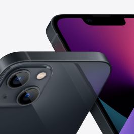 Apple iPhone 13 128GB Midnight - Pantalla OLED de 6.1", iOS 17, Cámara Dual 12MP, Chip A15 Bionic, 5G