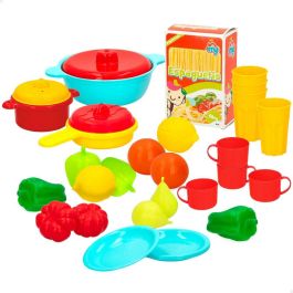 Set de Alimentos de Juguete Colorbaby Menaje y utensilios de cocina 31 Piezas (6 Unidades) Set de Alimentos de Juguete Colorbaby Menaje y utensilios de cocina 31 Piezas (6 Unidades)