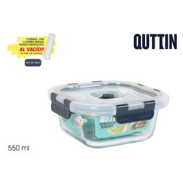 Fiambrera cuadrada con tapa Quttin 14.5x14.5 cm 550 ml (12 Unidades) Precio: 36.49999969. SKU: B12QTWP9XY