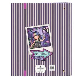 Carpeta de anillas Gorjuss Up and away Morado (27 x 32 x 3.5 cm)