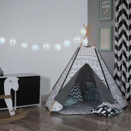 Home Deco Light Guirnalda de 10 LEDs Luz Azul/Plata 192cm