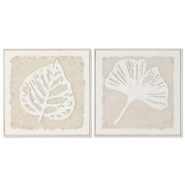 DKD Home Decor Cuadro Cottage Lienzo Ps Blanco Beige 62.5 x 62.5 cm (2 Unidades) Decoración Pared Precio: 127.50000021. SKU: B15Y7QVCST
