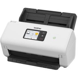 BROTHER Escaner de sobremesa ADS4500W alta velocidad a doble cara, tarjeta de red cableada y WiFi.