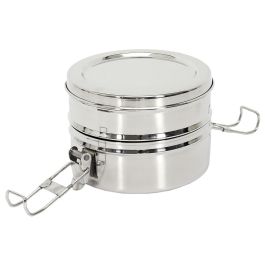 Cook Concept Fiambrera 2 Pisos Acero Inoxidable 400ml C/u 14x13.4x9.5cm