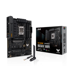 ASUS TUF GAMING B650-E WiFi Placa Base PC ATX AMD B650 Zócalo AM5 DDR5 192GB Wi-Fi 6E 2.5G Ethernet M.2 SATA 7.1 ASUS TUF GAMING B650-E WiFi Placa Base PC ATX AMD B650 Zócalo AM5 DDR5 192GB Wi-Fi 6E 2.5G Ethernet M.2 SATA 7.1