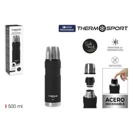 Termo de acero inoxidable Thermosport 500 ml - Negro (6 Unidades) Precio: 50.79000047. SKU: B184AFJ4ES