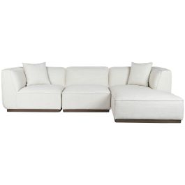 Sofa Scandi DKD Home Decor Crema 171 x 72 x 279 cm Sofa Scandi DKD Home Decor Crema 171 x 72 x 279 cm