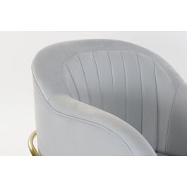 DKD Home Decor Keray blue Butaca de Diseño Moderno Azul Celeste 75x85x62 cm de Poliéster y Metal con Altura de Asiento 45 cm DKD Home Decor Keray blue Butaca de Diseño Moderno Azul Celeste 75x85x62 cm de Poliéster y Metal con Altura de Asiento 45 cm