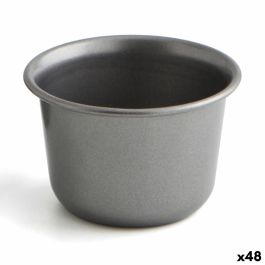 Molde para Flan Quid Sweet Grey Negro Metal Ø 7,5 cm (48 Unidades) Precio: 105.59000023. SKU: B19ATDJLAN