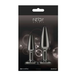Plug Anal NS Novelties Rear Assets Negro 2 Piezas (8,3 cm) (6,9 cm)