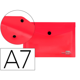 Liderpapel Carpeta Dossier Polipropileno DIN A7 Rojo Translucido Broche 50 Hojas 180 Micras Precio: 5.50000055. SKU: B14YEYP6RX