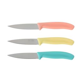Set de 3 cuchillos peladores Inde, 9 cm (18 Cajas) Set de 3 cuchillos peladores Inde, 9 cm (18 Cajas)