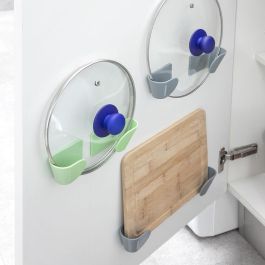 Set de 3 Soportes Adhesivos para Tapas de Cocina Smarack InnovaGoods