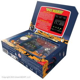 My Arcade Pocket Player Consola Retro Portátil Space Invaders Pantalla 2.75" Color Alta Resolución Altavoz Integrado Licencia Oficial