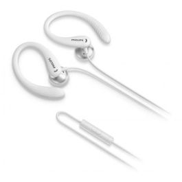 Philips Auriculares Deportivos con Micrófono, Blanco