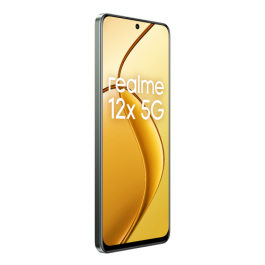 Realme 12X 5G 6-128 BK Smartphone, MediaTek Dimensity 6100+ 5G, 6GB RAM, 128GB, Pantalla 6.6" 120Hz, Cámara 50MP, Batería 5000mAh, Negro Brillante Realme 12X 5G 6-128 BK Smartphone, MediaTek Dimensity 6100+ 5G, 6GB RAM, 128GB, Pantalla 6.6" 120Hz, Cámara 50MP, Batería 5000mAh, Negro Brillante