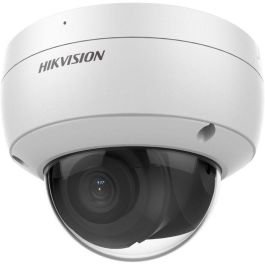 Hikvision Cámara IP Minidomo 8MP 4K AcuSense 2.8mm Antivandálica IR30 WDR H.265+ IK10 IP67 PoE Micrófono