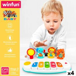 Piano de juguete Winfun 26 x 11 x 15 cm (4 Unidades) Piano de juguete Winfun 26 x 11 x 15 cm (4 Unidades)