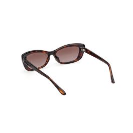 Guess Gafas GU00156-H Gafas de Sol Mujer Rectangular 55mm Marrón Oscuro con Montura Inyectada 140mm