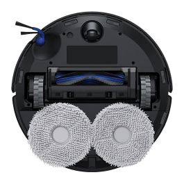 Ecovacs Deebot T30C Gen 2 - Robot aspirador y fregador con estación base de auto vaciado, bolsa para polvo, HEPA 10, LiDAR, Alexa, Google, negro