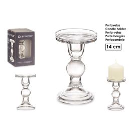 Giftdecor Candelabro de Cristal Transparente, Diseño Bola, Altura 14 cm (24 Unidades) Precio: 76.4999994. SKU: B1HHVWVSV2