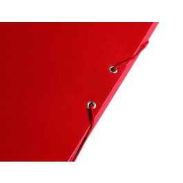 Carpeta Proyectos Liderpapel Folio Lomo 30 mm Carton Forrado Roja