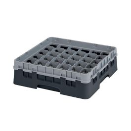 CAMBRO - 36S318-110 - Cesta de lavado 36 comp. 1 altura - 7,2 cm Ø máx. - alt. máx. 9,4 cm - 50 x 50 x 14,3 cm - Negro Precio: 45.78999975. SKU: B14WRWA559
