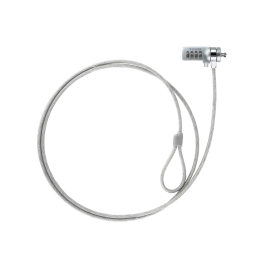 TOOQ CABLE DE SEGURIDAD T-LOCK CON COMBINACION PARA PORTATILES - BLOQUEO DE 4 DIGITOS - ACERO 4.5MM - LONGITUD 1.50M Precio: 7.49999987. SKU: S5604895
