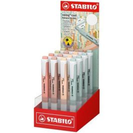 Stabilo swing cool Nature Colors Rotulador fluorescente fino expositor de 16 unidades colores surtidos con tecnología Antisecado Precio: 17.99000049. SKU: B1H7AGVEDH
