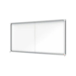 Nobo Vitrina de Anuncios Premium Plus Magnética con Puerta Corredera 27 x DIN A4 997x2072x54 mm