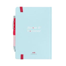 ERIK Cuaderno A5 Premium Purrfect Love Pusheen con Bolígrafo Proyector (96 Hojas, Tapa Dura, Cierre Elástico)