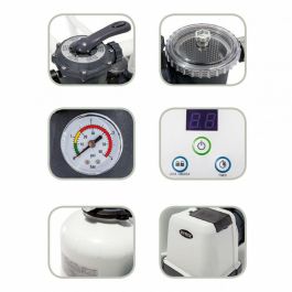 Intex Depuradora de Piscina Eléctrica con Filtro de Arena, Caudal de Bomba 7900 Litros/Hora, Voltaje 220/240V Intex Depuradora de Piscina Eléctrica con Filtro de Arena, Caudal de Bomba 7900 Litros/Hora, Voltaje 220/240V