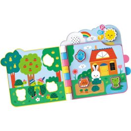 Nathan NAT3701656100126 - Mi Primer Libro Interactivo Infantil: Descubre Rimas y Cuentos para Estimular el Aprendizaje Temprano