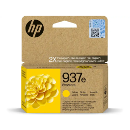 HP Tinta Original 937E Alta Capacidad XL Amarillo para Officejet Pro 9110, 9120, 9130, 9720, 9730 (1.650 Páginas) Precio: 52.5000003. SKU: B19NQ4FH7P