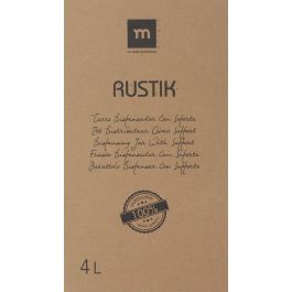 Inde Tarro Dispensador con Grifo 4L y Soporte de Metal, Medidas 17.4 x 30.5 x 16.9 cm