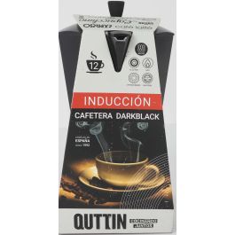 Cafetera de inducción Darkblack Quttin 12 servicios (6 Unidades) Cafetera de inducción Darkblack Quttin 12 servicios (6 Unidades)