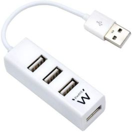 EWENT EW1122 Mini Hub USB 2.0 de 4 Puertos Blanco Plug and Play Precio: 4.88999962. SKU: S0214078