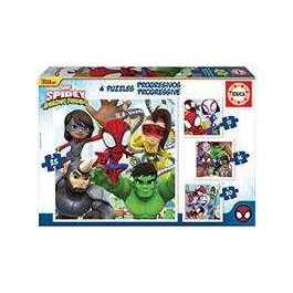 Puzzle progresivos spidey & his amazing friends 12-16-20-25 Puzzle progresivos spidey & his amazing friends 12-16-20-25