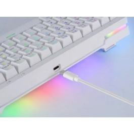 Mars Gaming Teclado Mecánico MKMINIPROWYES 60% Switch Amarillo Blanco