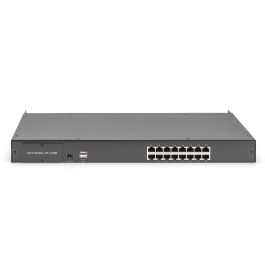 Digitus Conmutador KVM modular Cat.5, 16 puertos Ethernet, Montaje en rack 1U, USB, hasta 60m