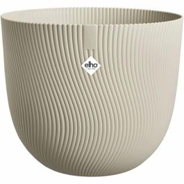 ELHO Maceta Redonda Sereh Round 30 cm Beige de plástico 100% reciclado L 30 x A 29,5 x A 25 cm ELH8711904534790