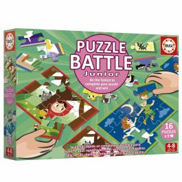 Educa AUC1740506784886 Rompecabezas Battle Jr Contes - 16 rompecabezas