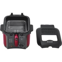 Brandt FRI25R Freidora eléctrica Depósito fijo, 2,5 L aceite, para 1kg patatas fritas, Ventana de control, Rojo/Negro Precio: 58.59000048. SKU: B16M5QHAPE