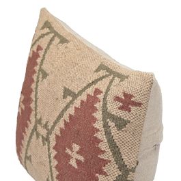 DKD Home Decor Cojín Boho Kilim de Lana y Yute 60 x 40 cm (2 Unidades)