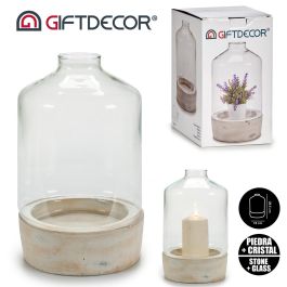 Invernadero Cristal Base Piedra Gr Giftdecor 18X29CM (4 Unidades) Invernadero Cristal Base Piedra Gr Giftdecor 18X29CM (4 Unidades)