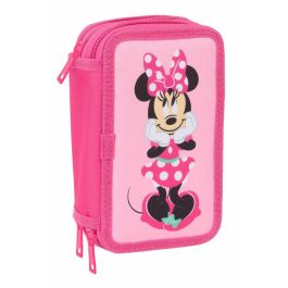 Safta Plumier triple 37 piezas Minnie Mouse 12,5x19,5x5,5cm