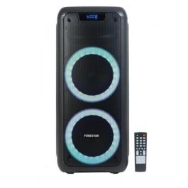 Fonestar Altavoz Portátil Inalámbrico Party-Duo 100W Bluetooth Karaoke Luces LED USB FM 2 Woofers 6'' Batería 6h Precio: 99.95000026. SKU: B19S8XK959